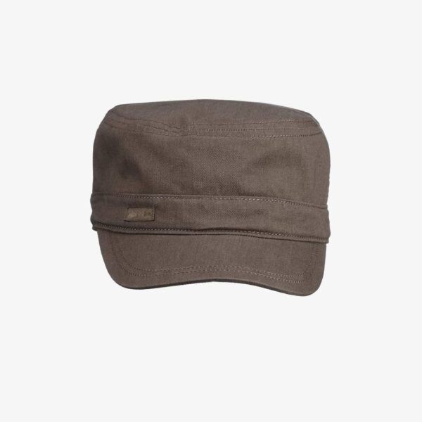 Unisex Olive Green Solid Trekking Cap