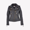 Leather Biker Jacket Black