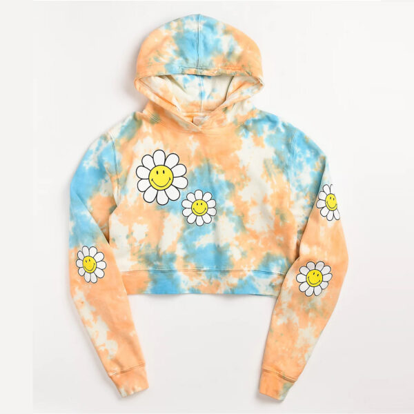 Tie Dye Crop Hoodie