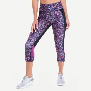 Printed Capri Gym Leggings